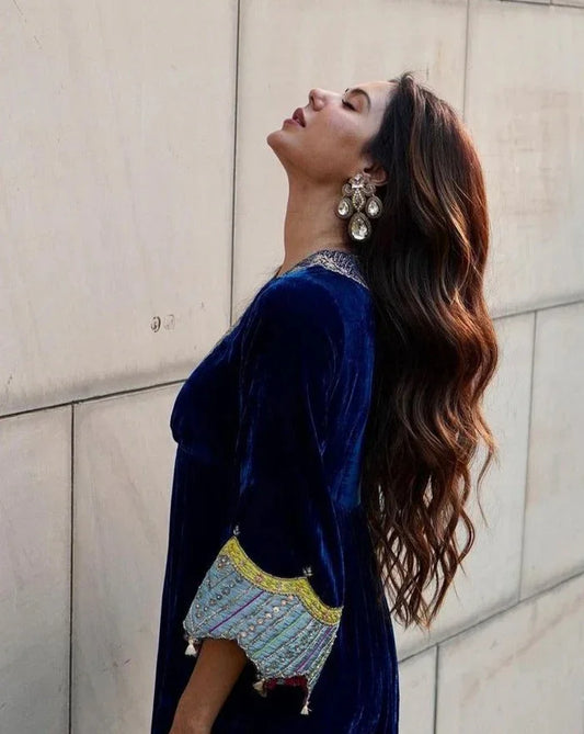 Rent Sequined Drop Earrings