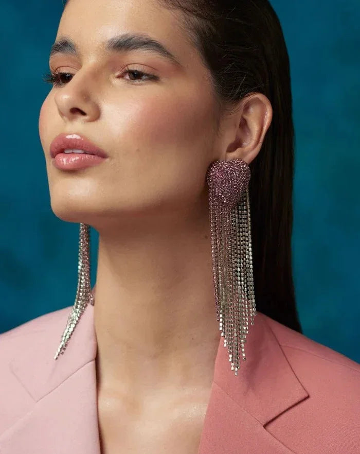 Rent Dusty Pink Danglers