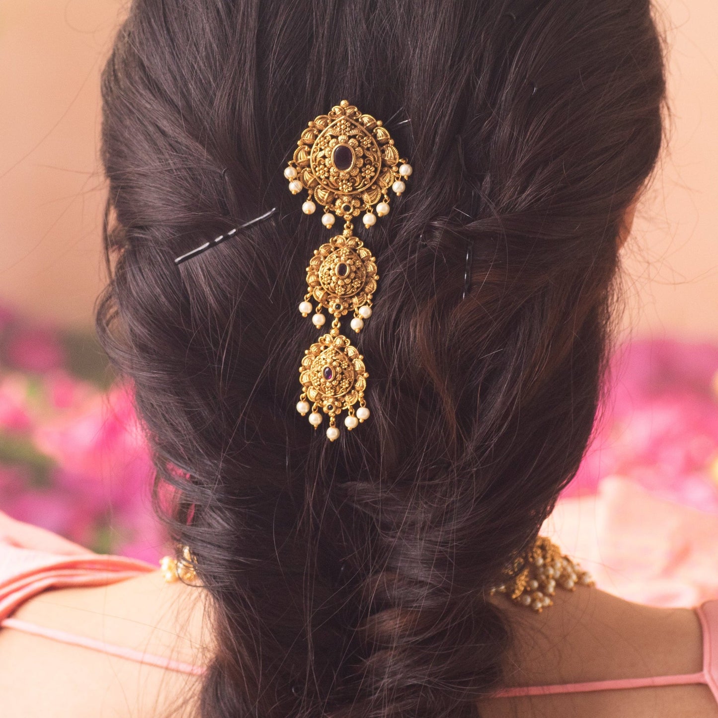 Malini Antique Hair Brooch