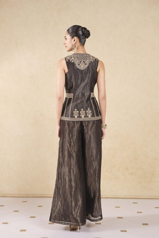 Rent Anita Dongre Embroidered Jacket Set - Black - Couture Encore