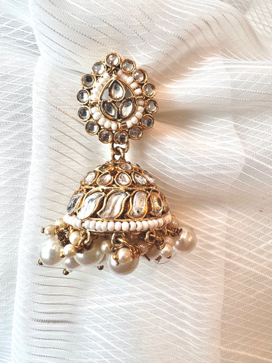 Rent Bridal Polki and Pearl Set - Couture Encore