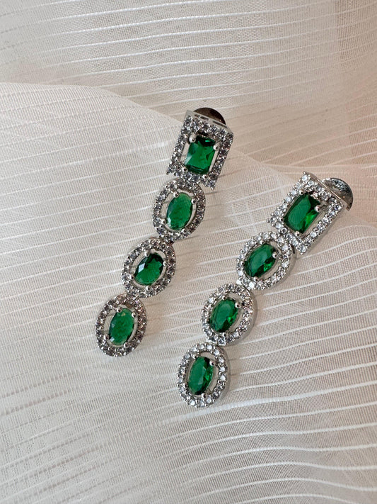 Rent oval Earrings - Couture Encore