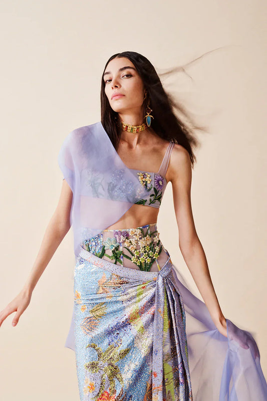 Rent Cher look-corseted belt drape set