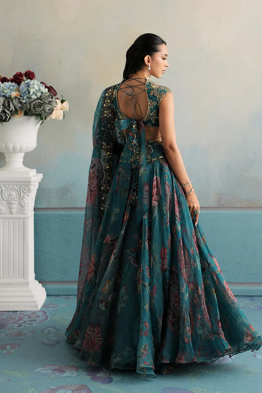 Rent Mahima Mahajan Teal Lehenga