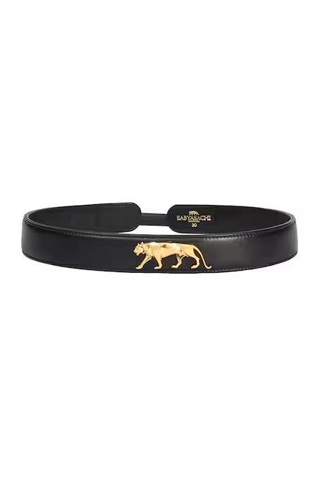 Sabyasachi - Black Royal Bengal Tiger Belt - Couture Encore