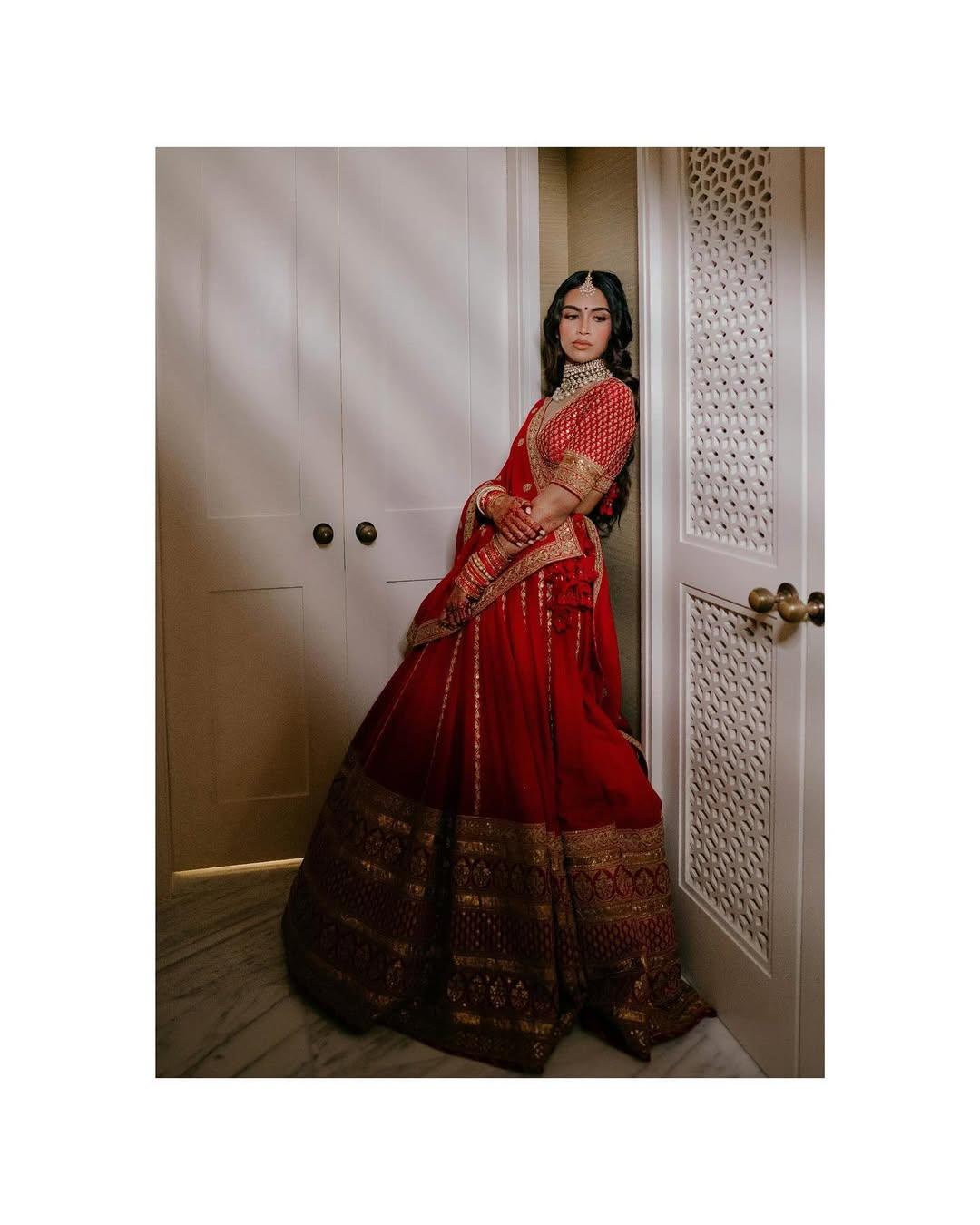 Rent Sabyasachi Bridal Embroidered Lehenga - Meera - Couture Encore