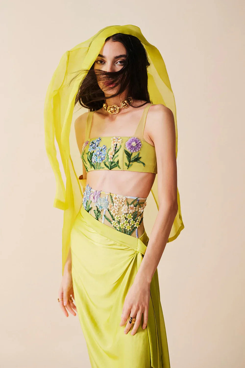 Rent Mykonos- corseted belt drape set