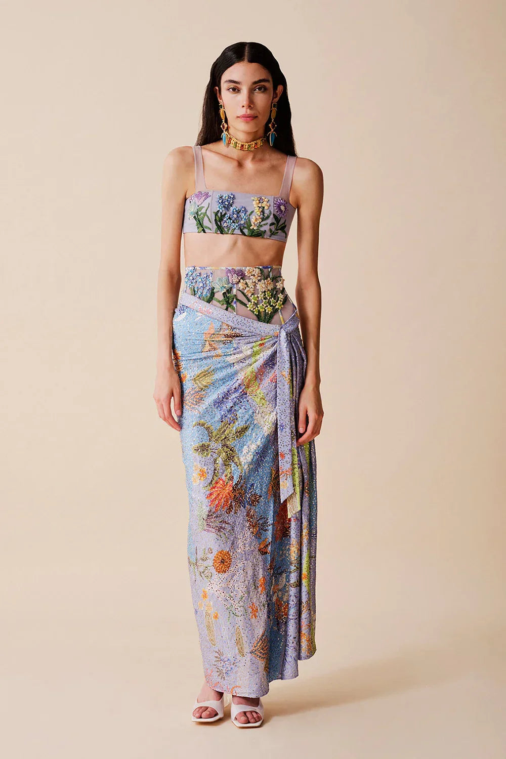 Rent Cher look-corseted belt drape set