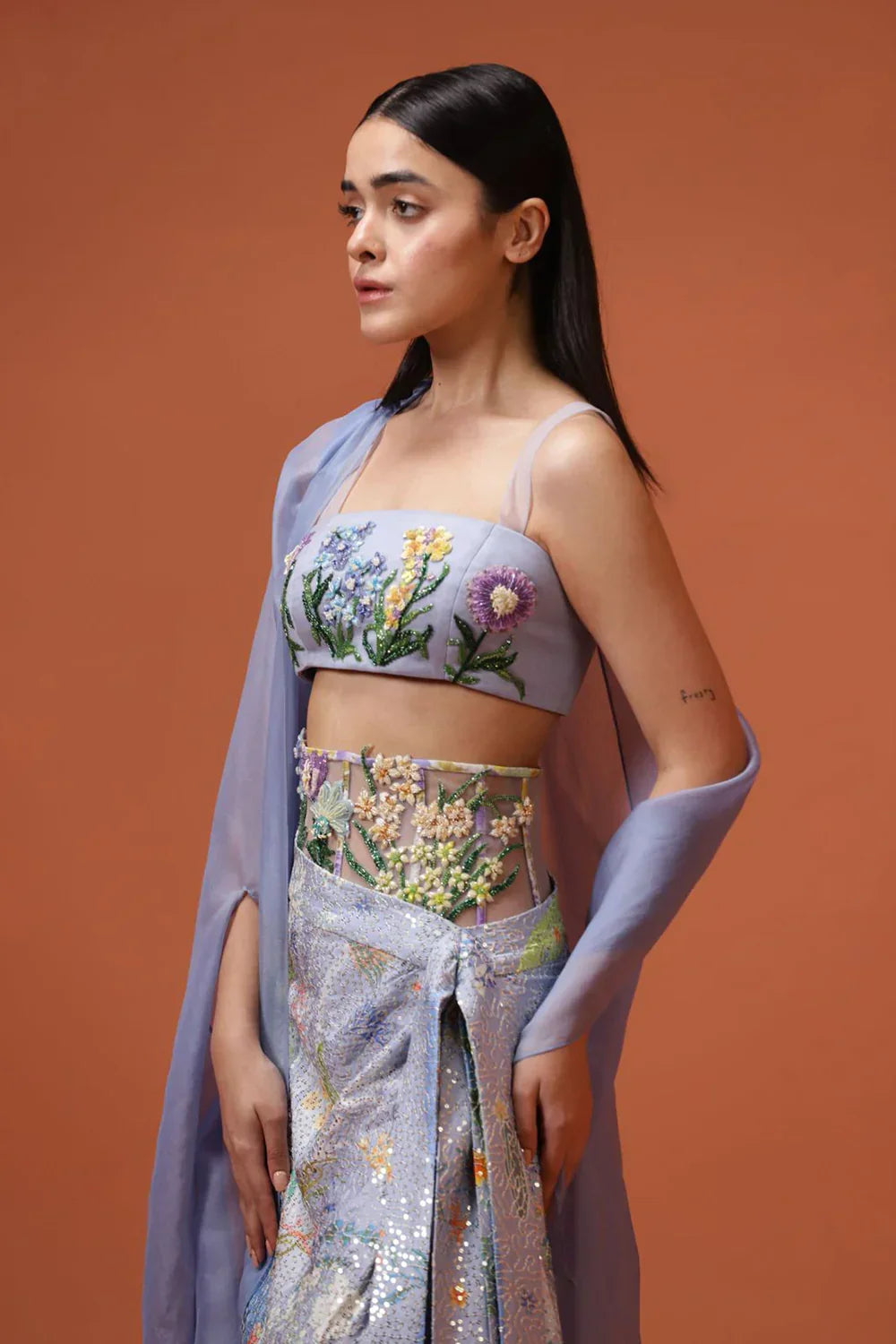 Rent Cher look-corseted belt drape set