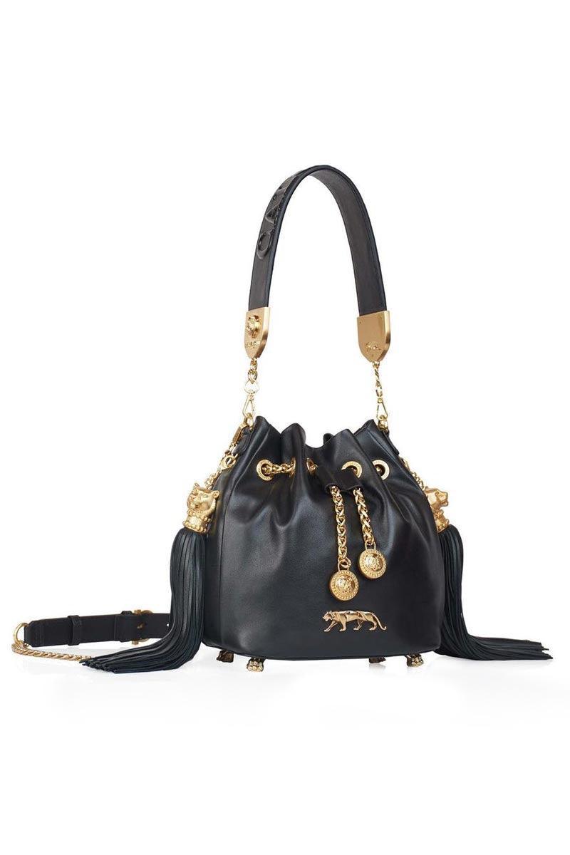 Sabyasachi - Black Nani Bucket Bag - Couture Encore