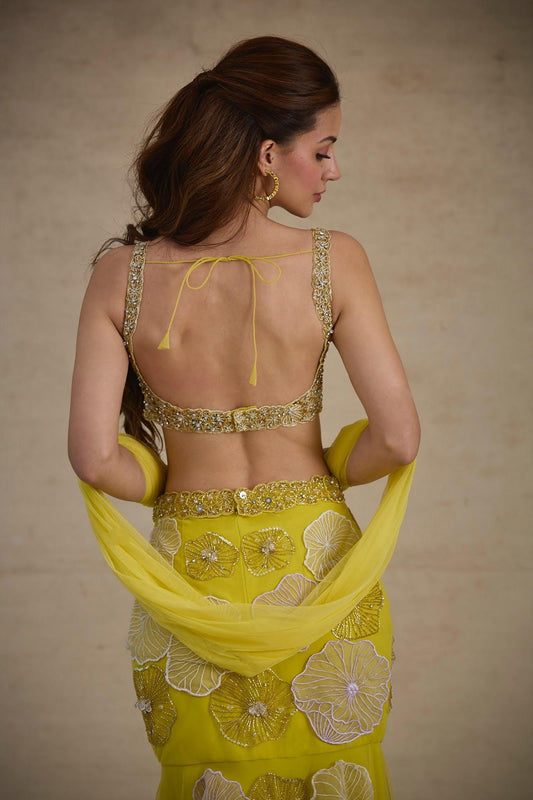 The Tilia Set in Lime and Lilac - Rent - Couture Encore