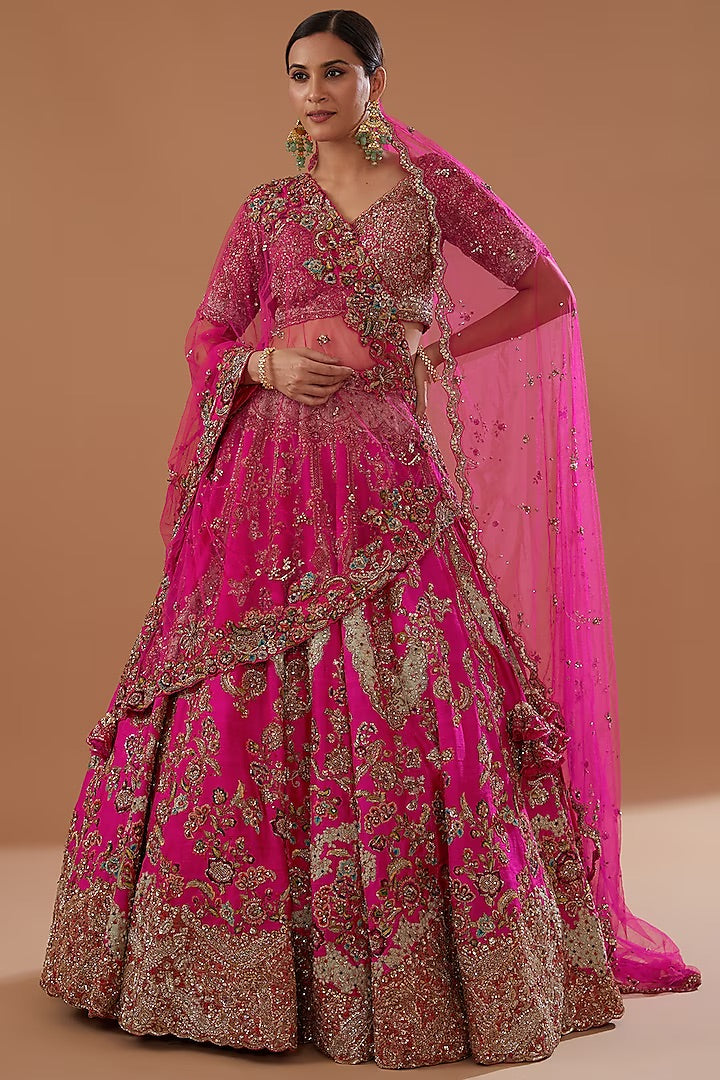 Dolly J Designer Bridal Lehenga on Rent