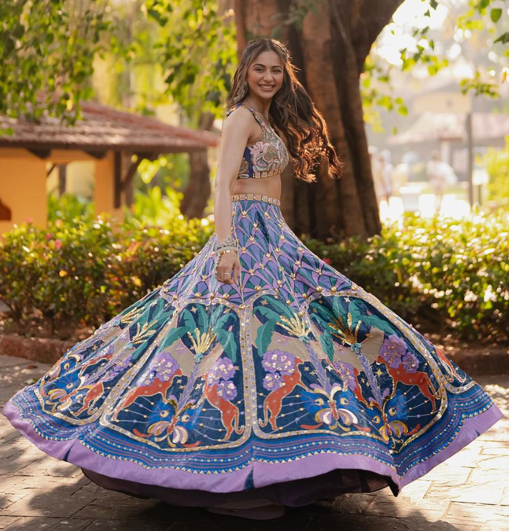 Papa dont preach by shubhika lehenga on rent