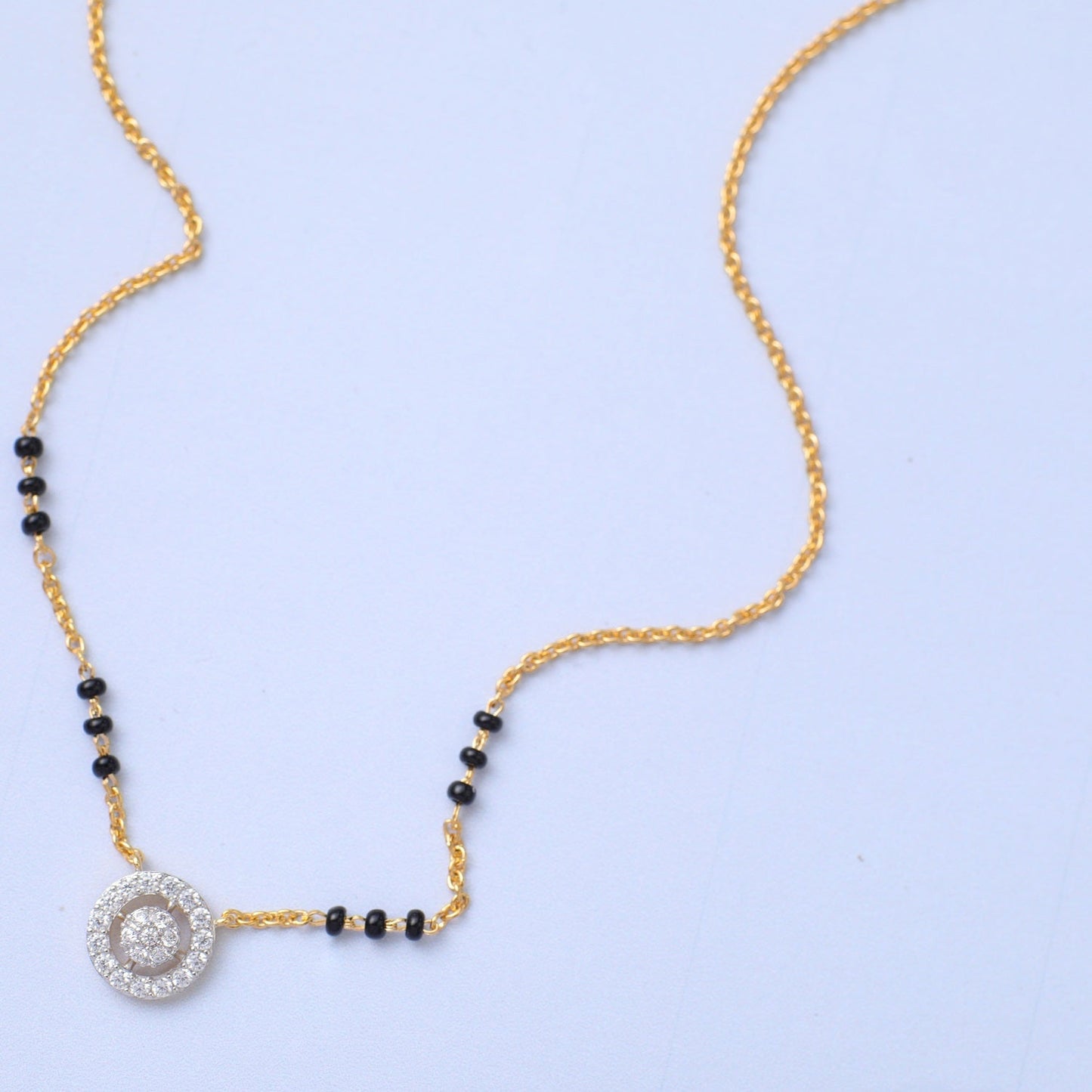Forever Elegant CZ 925 Silver Mangalsutra