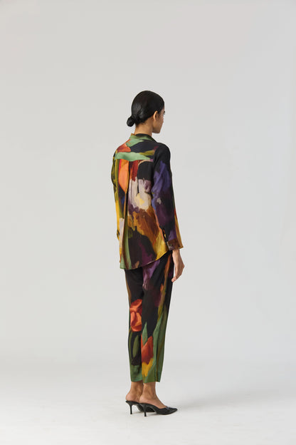 Buy Crepe Black Printed Co-ord Set