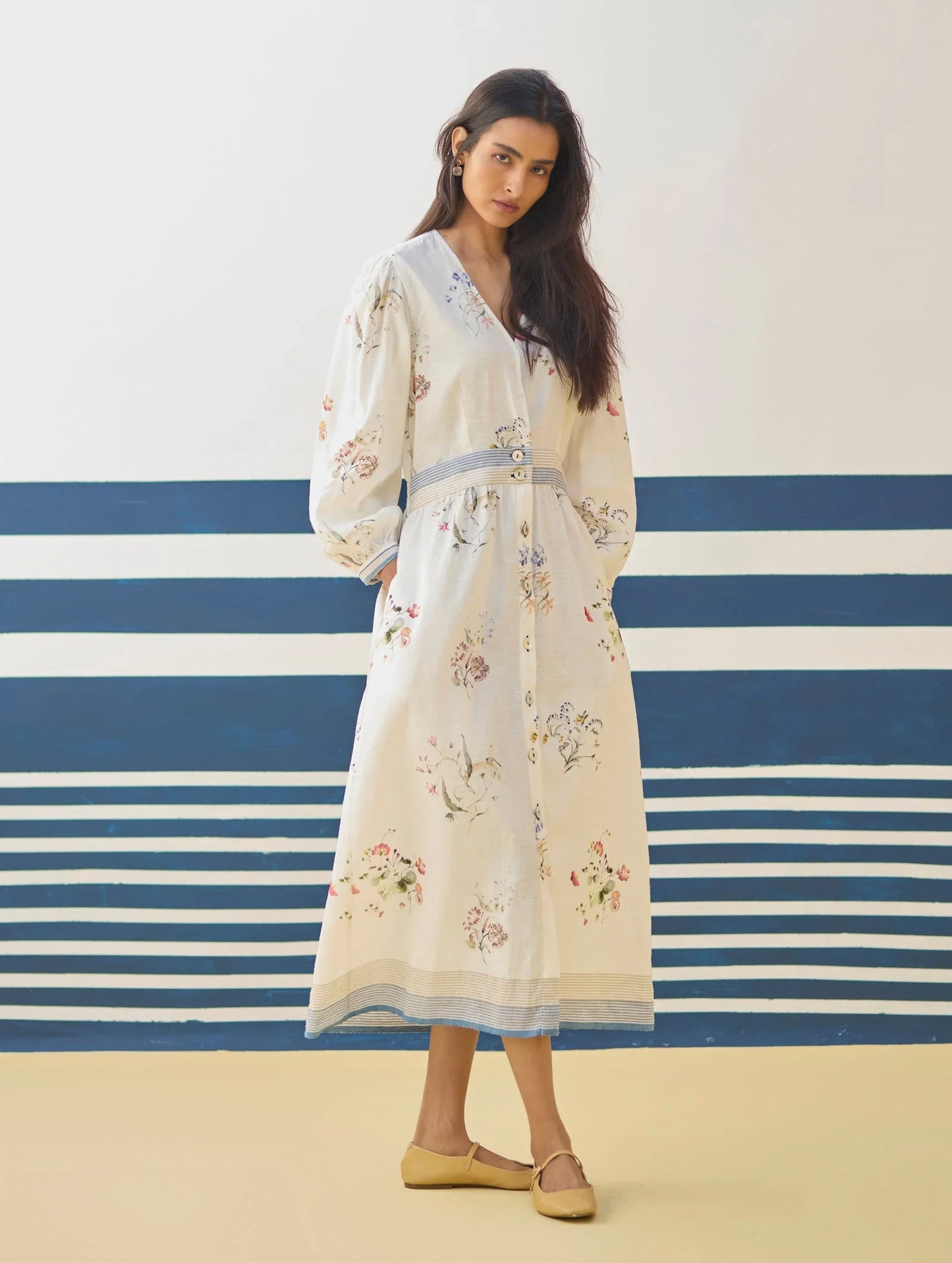 Buy Summer Vacation Floral Print Dress