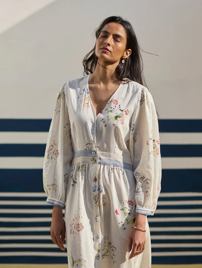 Buy Summer Vacation Floral Print Dress