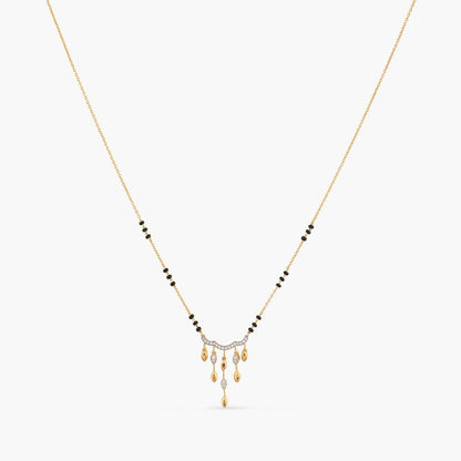 Dazzle Drops CZ 925 Silver Mangalsutra