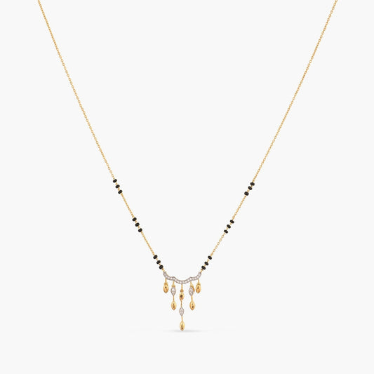 Dazzle Drops CZ 925 Silver Mangalsutra