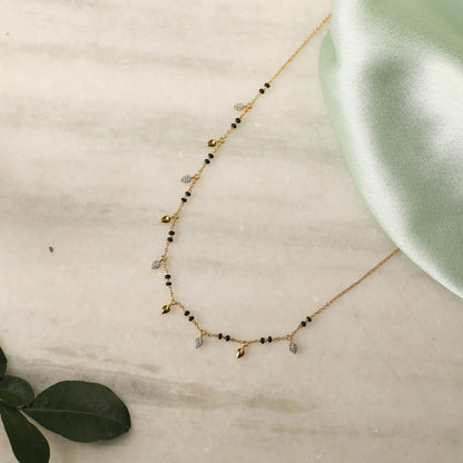 Amita CZ 925 Silver Mangalsutra