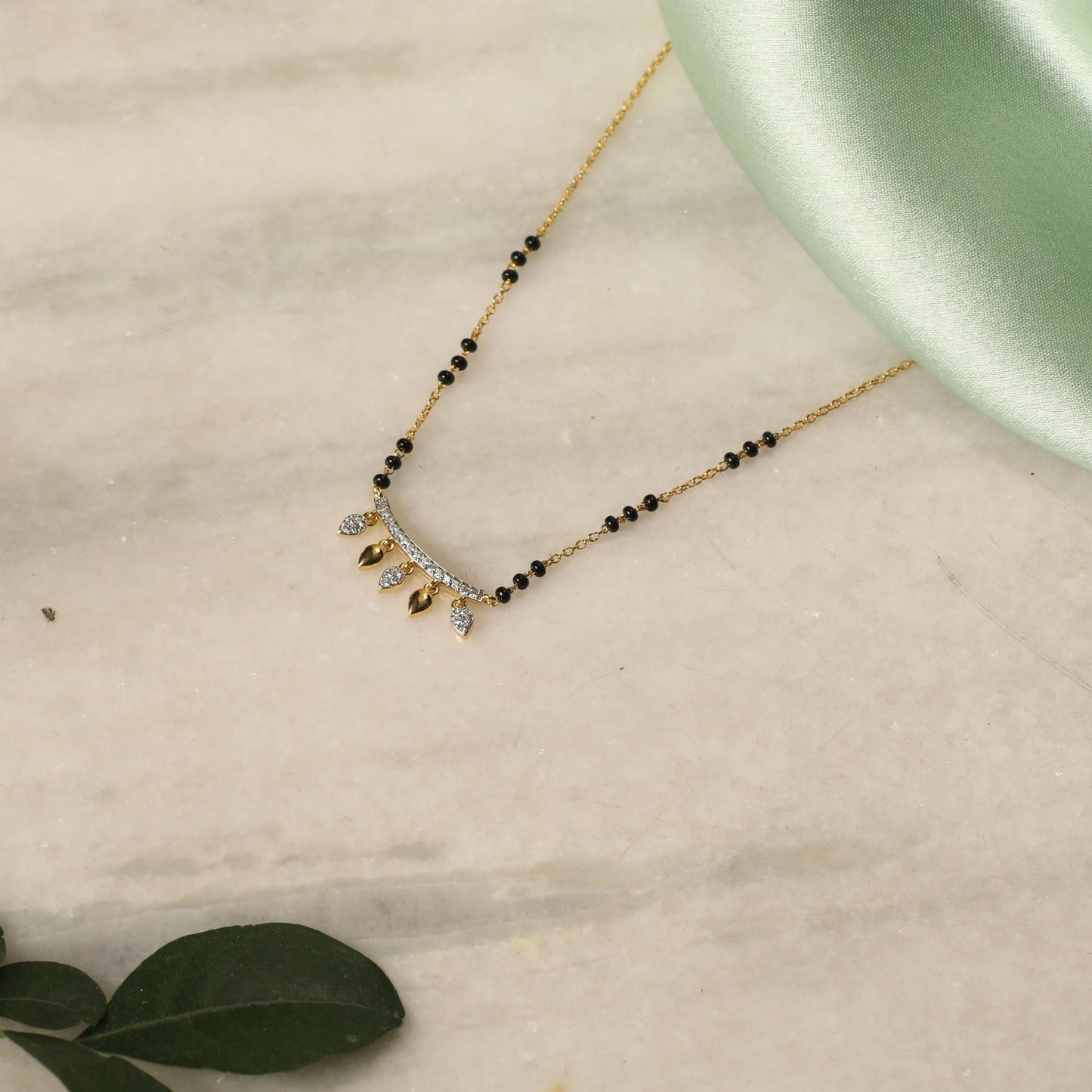 Arka CZ 925 Silver Mangalsutra
