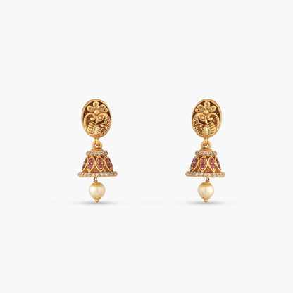 Anvitha Antique Jhumka Earrings