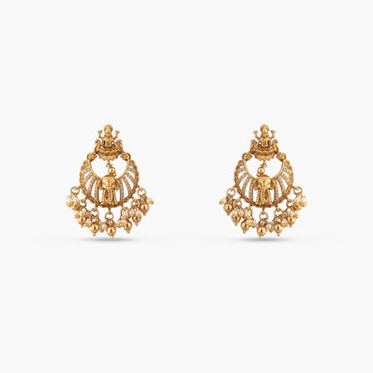 Ratri Antique Chandbali Earrings