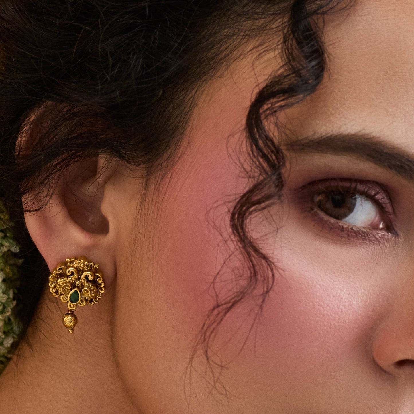 Ishvika Antique Drop Earrings