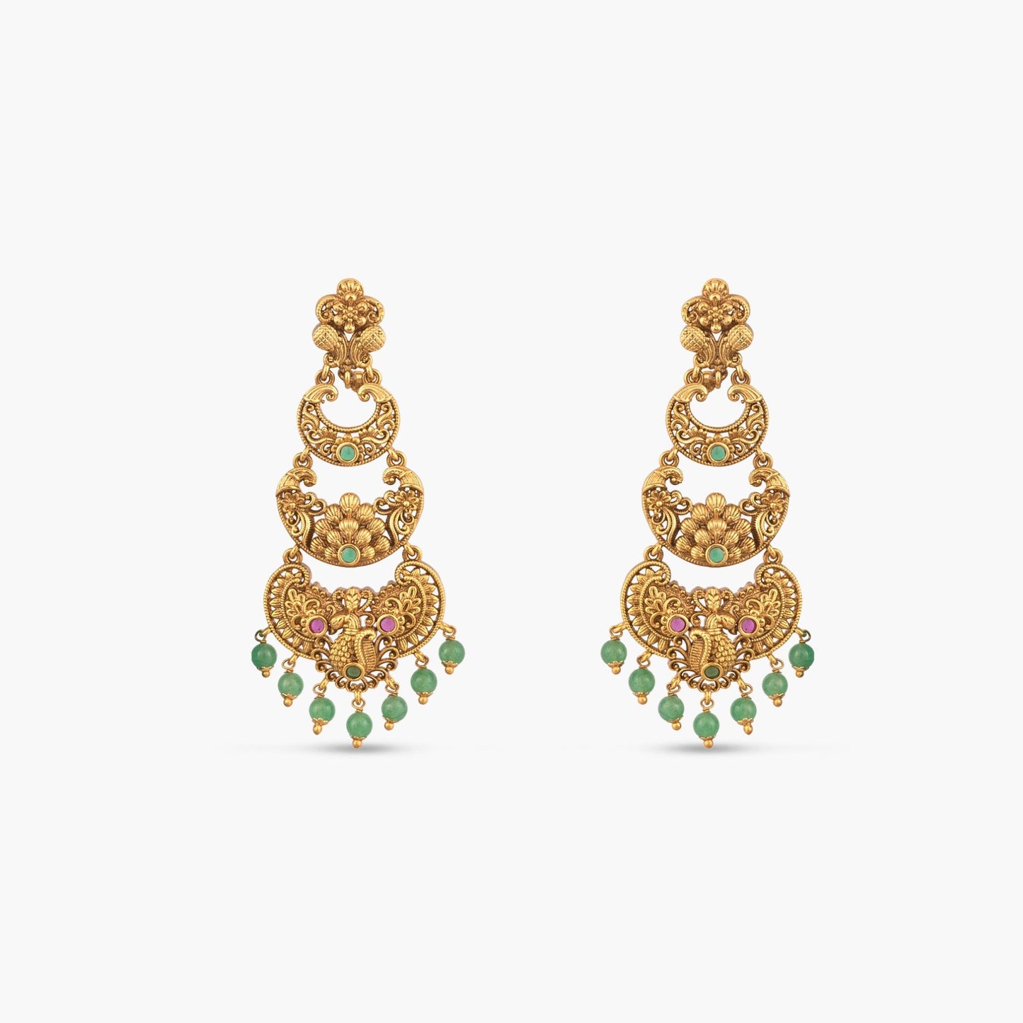 Ira Antique Chandbali Earrings
