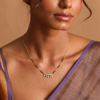 Arka CZ 925 Silver Mangalsutra