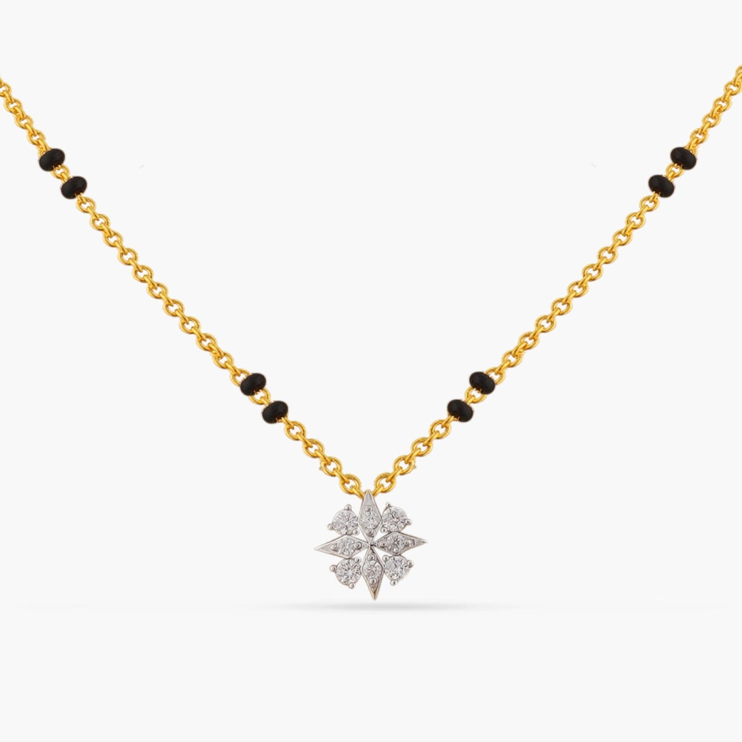Elegant Charm CZ 925 Silver Mangalsutra
