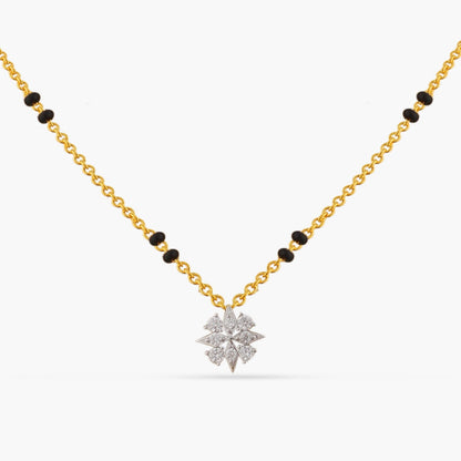 Elegant Charm CZ 925 Silver Mangalsutra