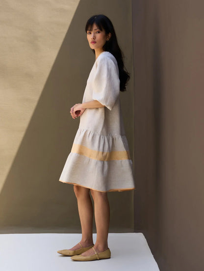 Buy Summer Vacation 100% Linen Dress