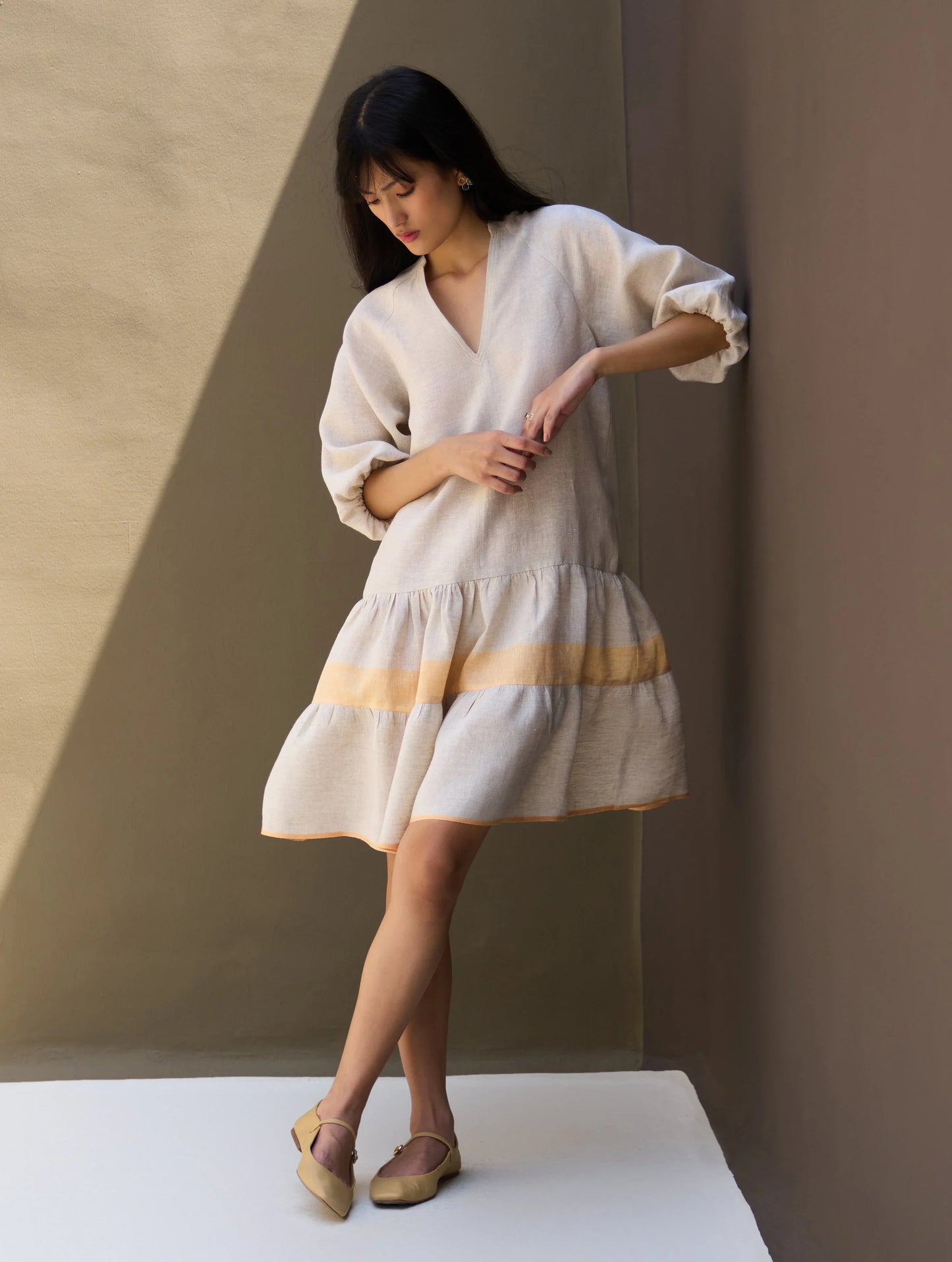 Buy Summer Vacation 100% Linen Dress