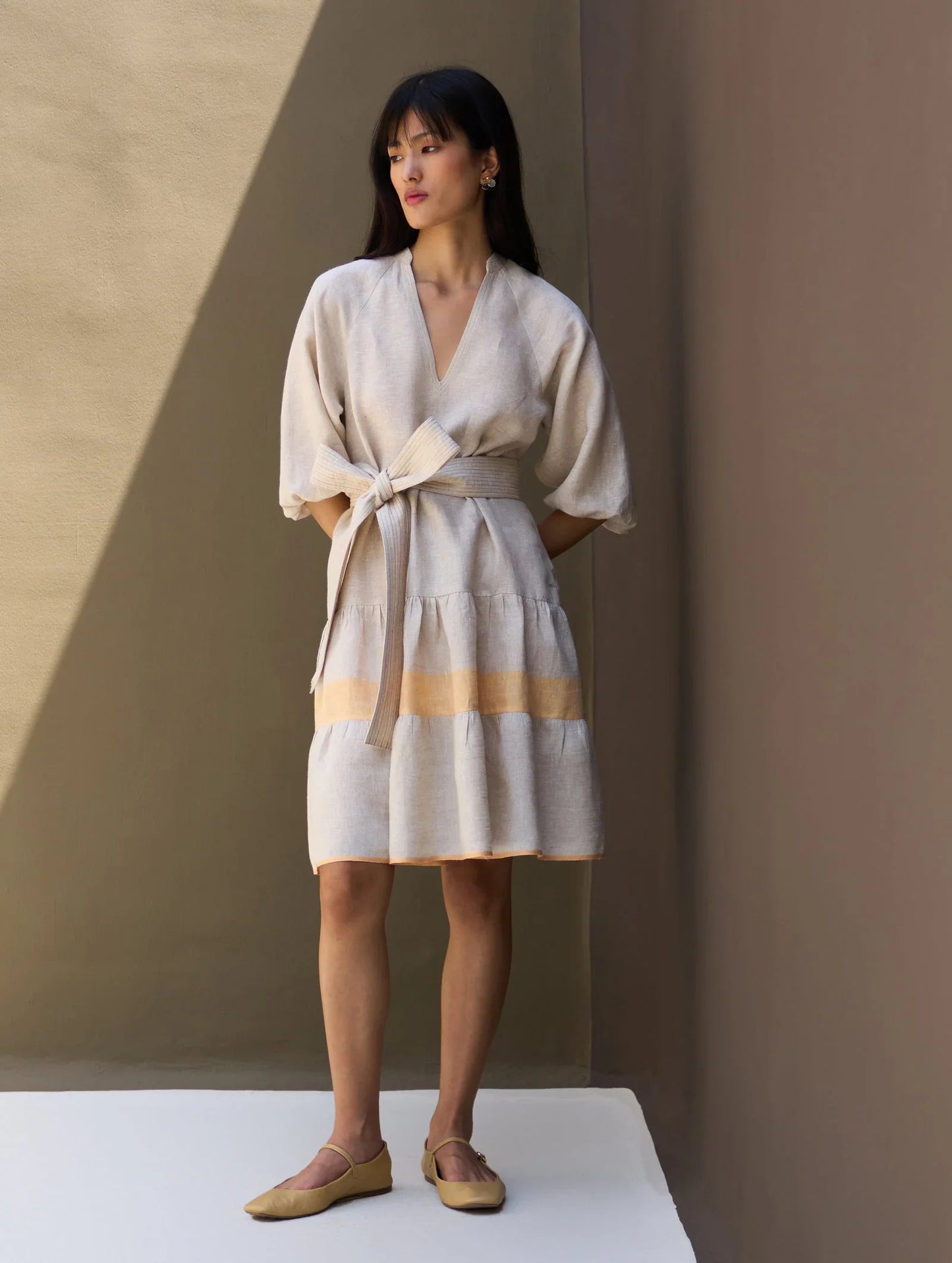 Buy Summer Vacation 100% Linen Dress