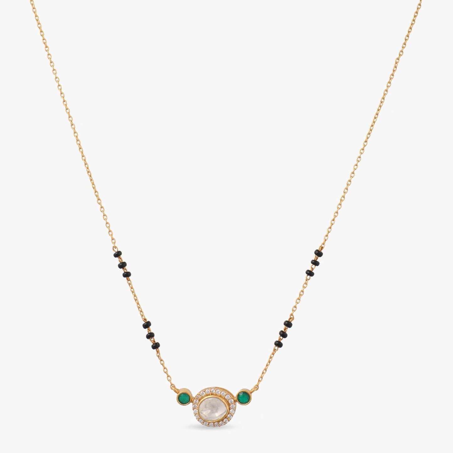 Harmony Moissanite 925 Silver Mangalsutra Necklace