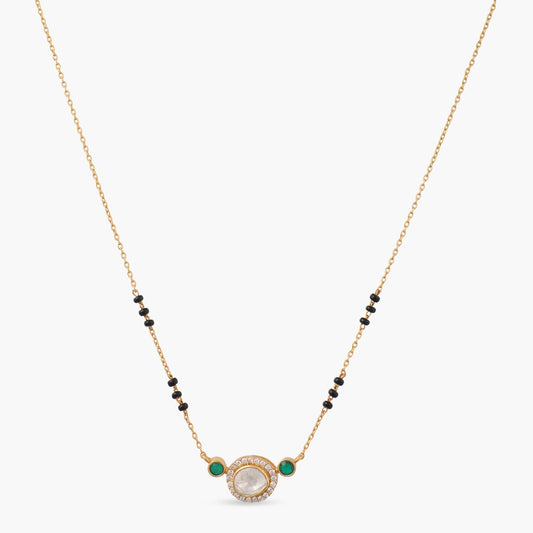 Harmony Moissanite 925 Silver Mangalsutra Necklace