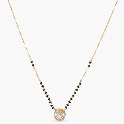 Serenity Moissanite 925 Silver Mangalsutra Necklace