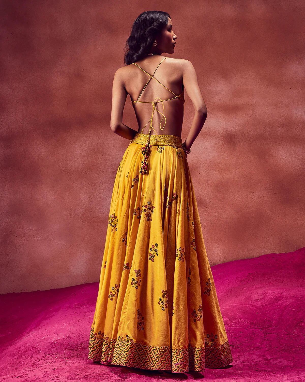 Punit-Balana-Yellow-Printed-And-Embroidery-Lehenga-Set