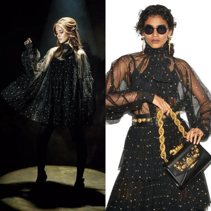 Rent Sabyasachi Embroidered Tulle Oversized Dress - Couture Encore