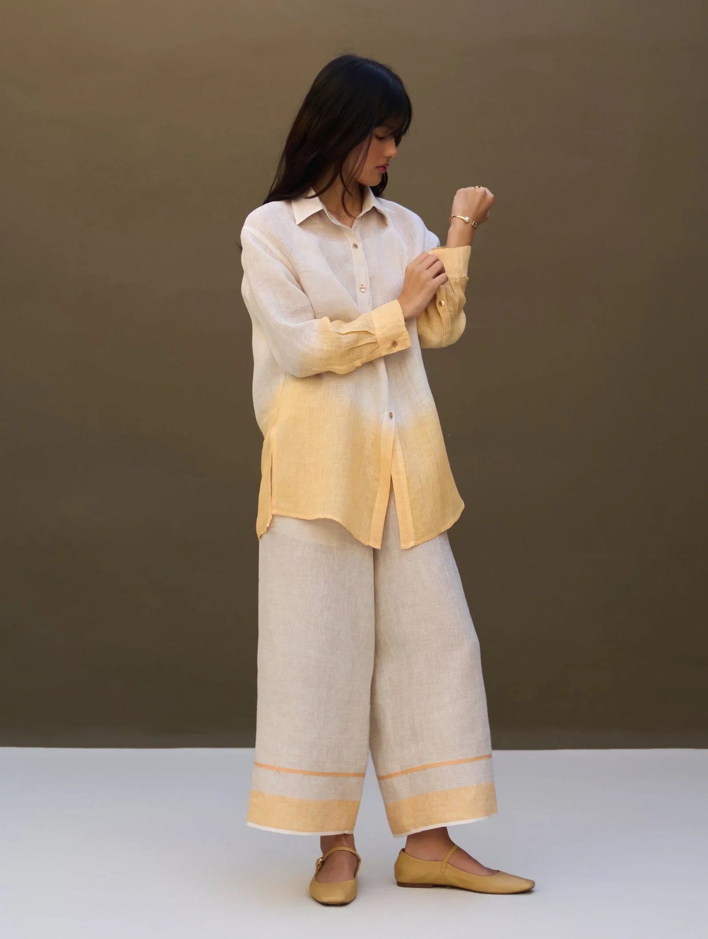 Buy Summer Vacation Linen Co-ord Set