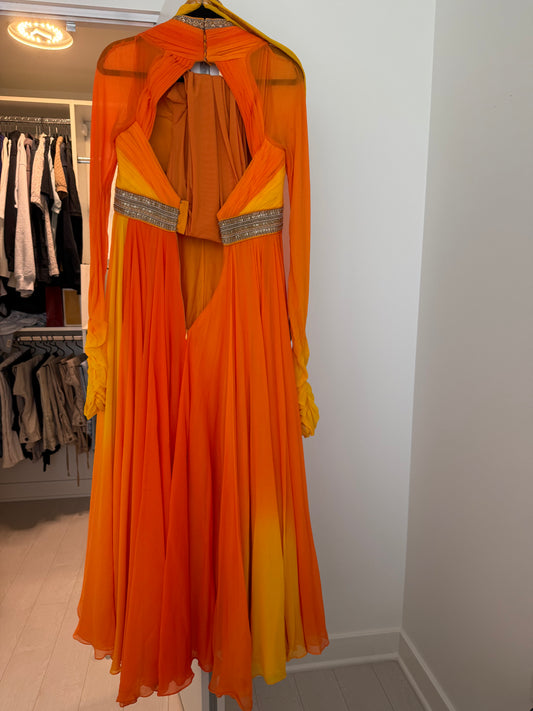 Ombre Tarun Tahiliani Anarkali Churidar