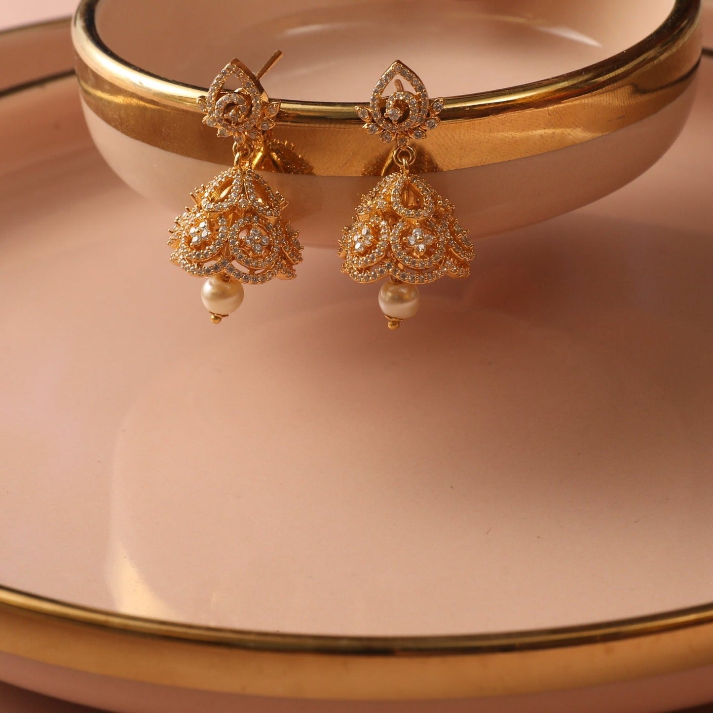 Ryan Nakshatra CZ Jhumkis