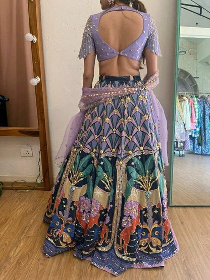 Papa Dont Preach mendi lehnga