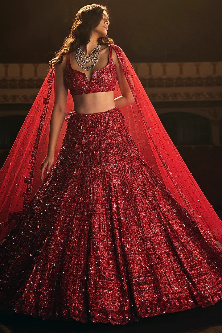 seema-gujral-red-floral-embroidered-lehenga-set