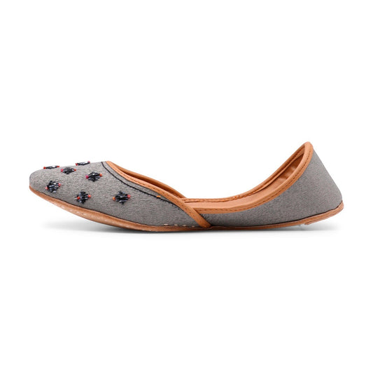 Nawabi - Grey Jutti