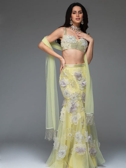 Rent Butter Yellow Mermaid Set