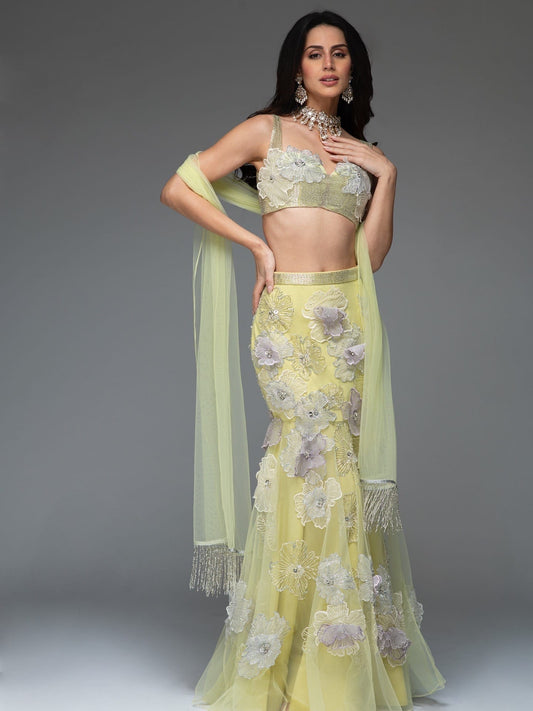 Rent Butter Yellow Mermaid Set