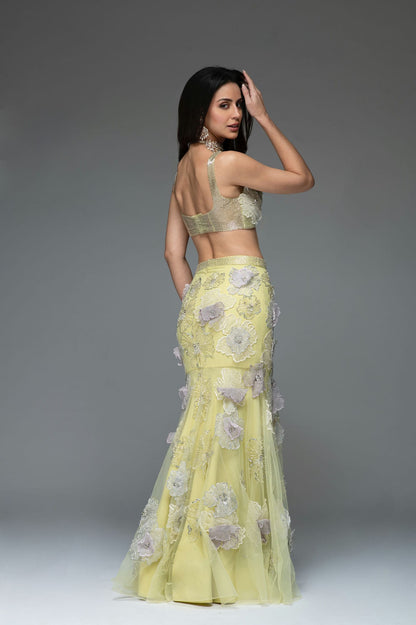 Rent Butter Yellow Mermaid Set
