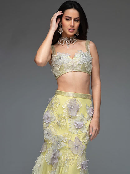Rent Butter Yellow Mermaid Set
